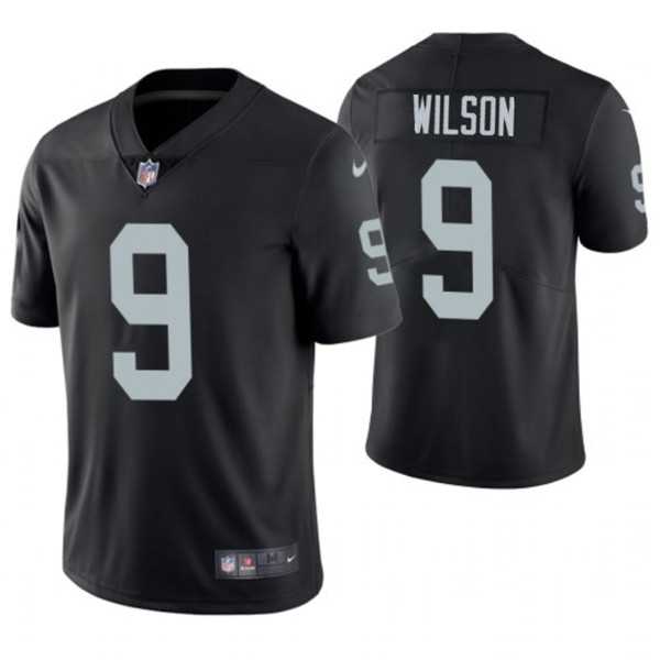 Men & Women & Youth Las Vegas Raiders #9 Tyree Wilson Black 2023 Draft Vapor Limited Stitched Football Jersey